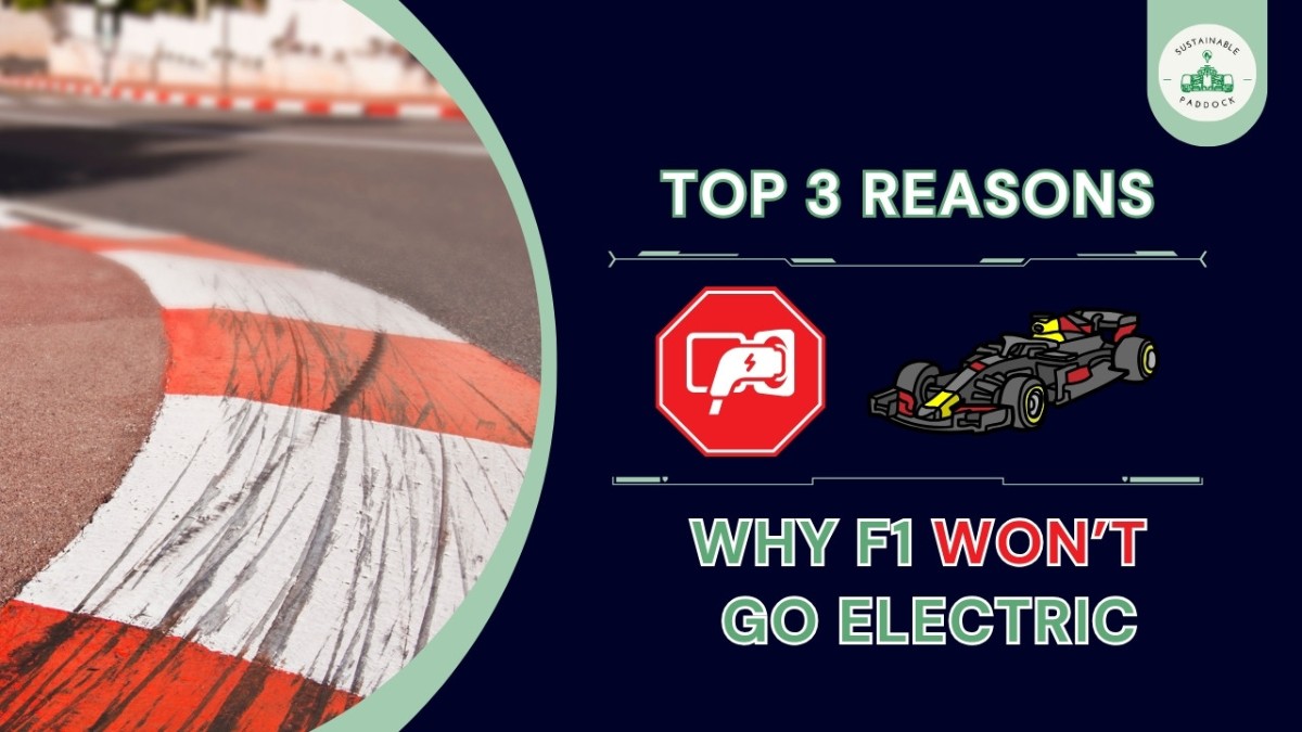Sustainable Paddock presents top 3 reasons why Formula 1 won't go electric in 2024
